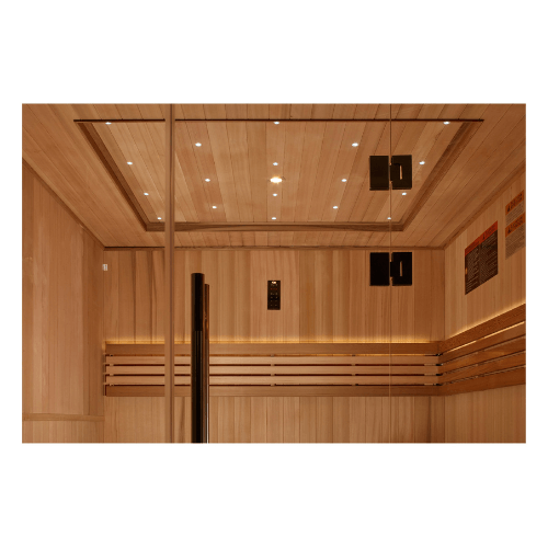 Ceiling view of the Golden Designs Oslo 6-Person Traditional Sauna