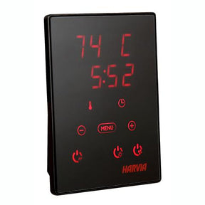 Harvia Xenio CX170 digital sauna control panel with touchscreen interface and Wi-Fi capability