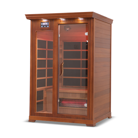 Healthsmart 2 Person Full Spectrum Infrared Sauna Hemlock Left View