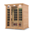 Healthsmart 3 Person Full Spectrum Infrared Sauna Open Door Left Side View