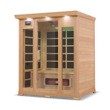 Healthsmart 3 Person Full Spectrum Infrared Sauna Open Door Left Side View