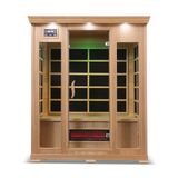 Healthsmart 3 Person Full Spectrum Infrared Sauna Front Close View