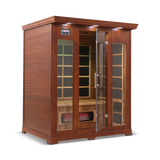 Healthsmart 3 Person Full Spectrum Infrared Sauna Hemlock Open Door Right View