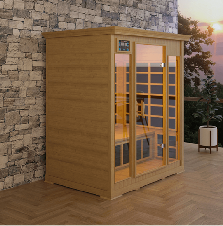 Healthsmart 3 Person Full Spectrum Infrared Sauna Lifestyle