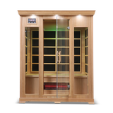 Healthsmart 3 Person Full Spectrum Infrared Sauna Open Door Front View