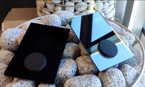 Huum UKU Glass and Mirror Controller | Empire Saunas