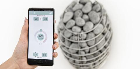 Huum UKU Wi-Fi Digital On/Off Temp Control with WiFi | Empire Saunas