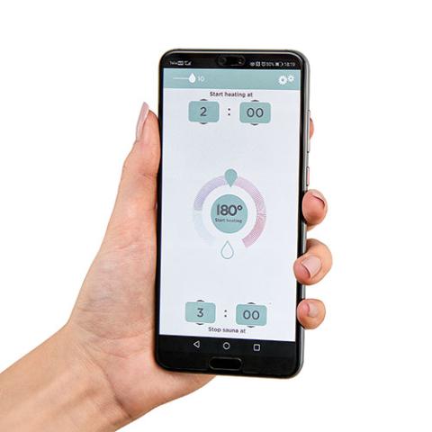 Huum UKU Wi-Fi Digital On/Off Temp Control with WiFi | Empire Saunas