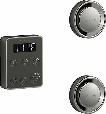 Kohler Invigoration Series Tandem Steam Generator Control Kit Vibrant Titanium