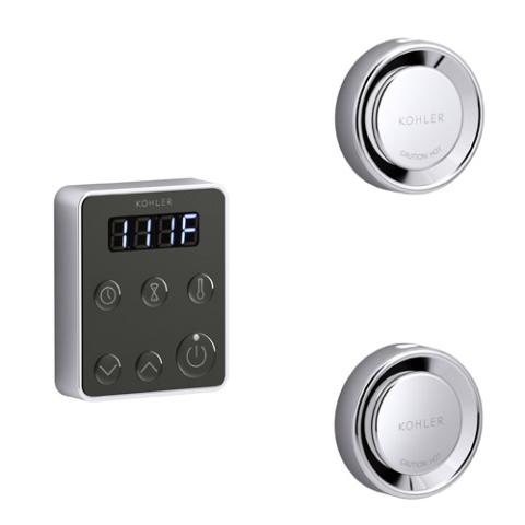 Kohler Invigoration Series Tandem Steam Generator Control Kit Polished Chrome