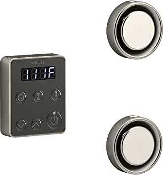 Kohler Invigoration Series Tandem Steam Generator Control Kit Brushed Nickel