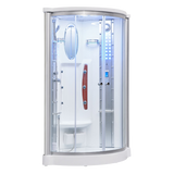 Luxury Bath Supply Mesa 1 Person Corner Steam Shower WS-801 | Empire Saunas