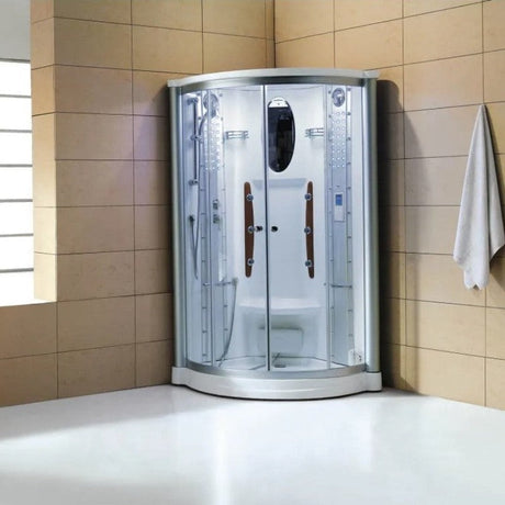 Luxury Bath Supply Mesa 1 Person Corner Steam Shower WS-801 | Empire Saunas