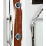 Luxury Bath Supply Mesa 1 Person Corner Steam Shower WS-801 | Empire Saunas