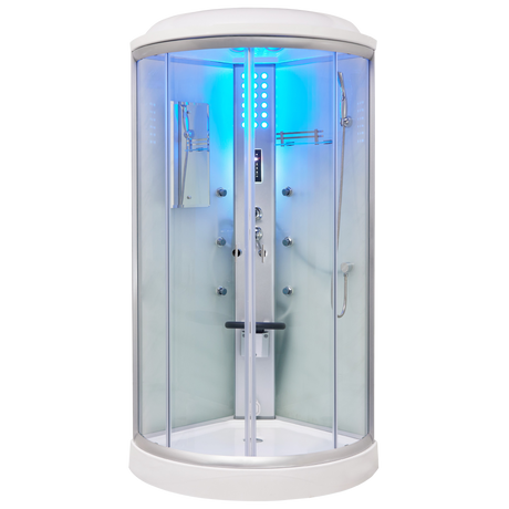 Luxury Bath Supply Mesa 1 Person Corner Steam Shower WS-9090 | Empire Saunas
