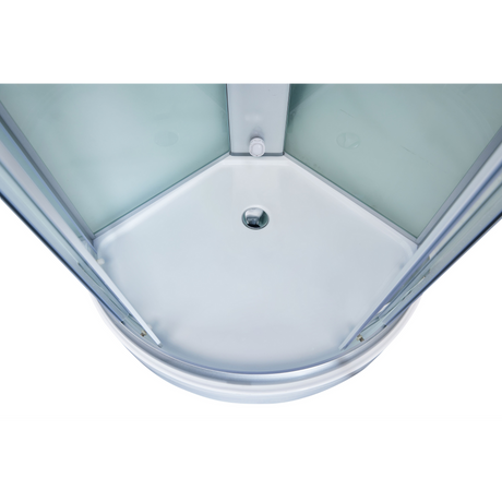 Luxury Bath Supply Mesa 1 Person Corner Steam Shower WS-9090 | Empire Saunas