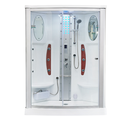 Luxury Bath Supply Mesa 2 Person Walk-in Steam Shower WS-803 | Empire Saunas