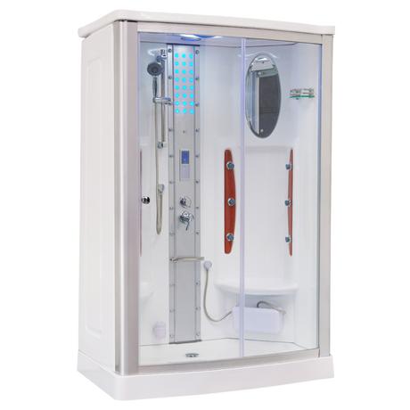 Luxury Bath Supply Mesa 2 Person Walk-in Steam Shower WS-803 | Empire Saunas