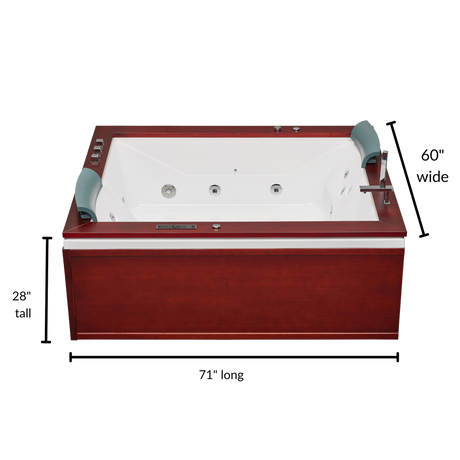 Luxury Bath Supply Mesa Monterey Combination Hot Tub BT-0502 | Empire Saunas