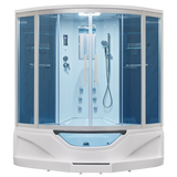 Luxury Bath Supply Mesa Steam Shower Tub Combo WS-702A | Empire Saunas