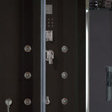 Luxury Bath Supply Platinum 2 Person Walk-In Steam Shower DZ956 | Empire Saunas