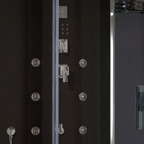 Luxury Bath Supply Platinum 2 Person Walk-In Steam Shower DZ956 | Empire Saunas
