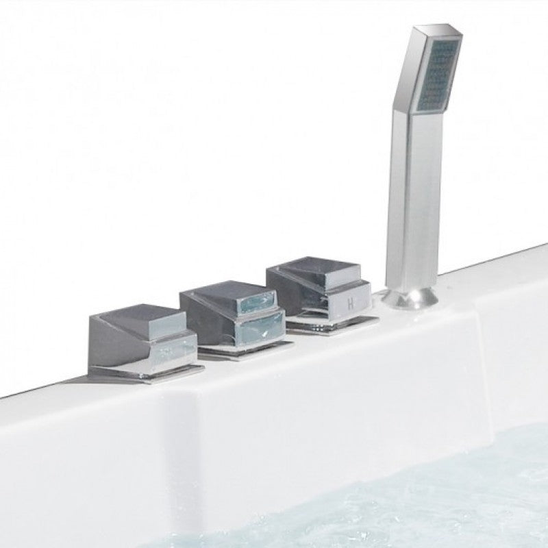 Luxury Bath Supply Platinum Eago 2 Person Corner Hot Tub AM156 | Empire Saunas