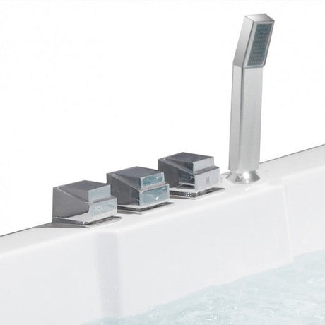 Luxury Bath Supply Platinum Eago 2 Person Corner Hot Tub AM156 | Empire Saunas