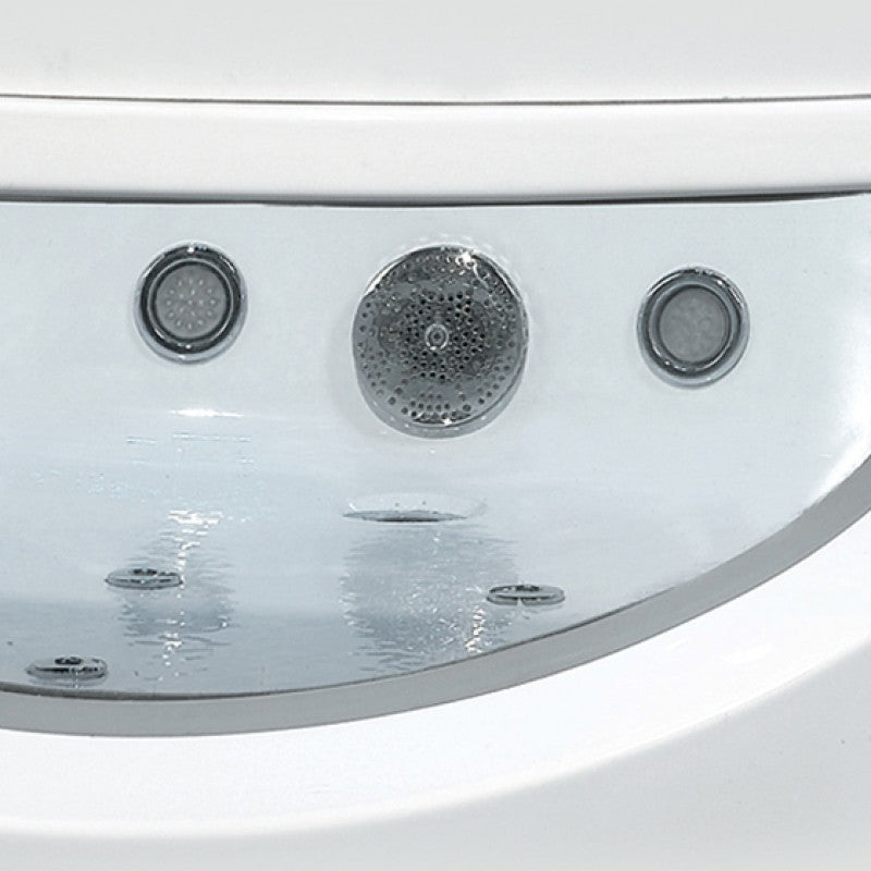 Luxury Bath Supply Platinum Steam Shower Tub Combo DA333 | Empire Saunas