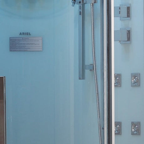 Luxury Bath Supply Platinum Walk-In Steam Shower Corner DZ963 | Empire Saunas
