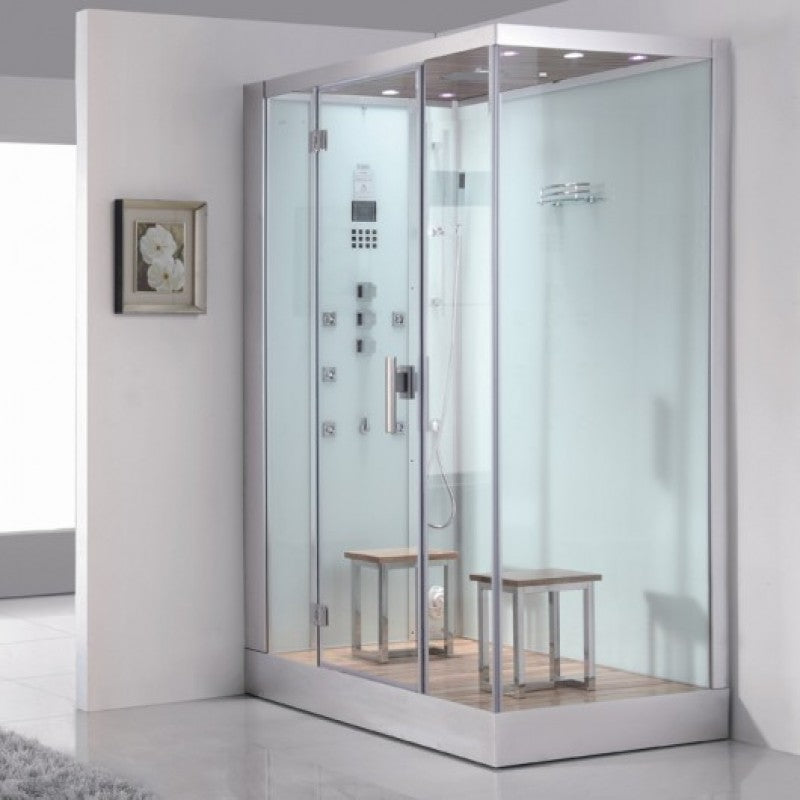 Luxury Bath Supply Platinum Walk-In Steam Shower DZ961 | Empire Saunas