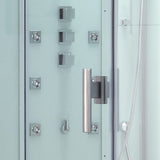 Luxury Bath Supply Platinum Walk-In Steam Shower DZ961 | Empire Saunas