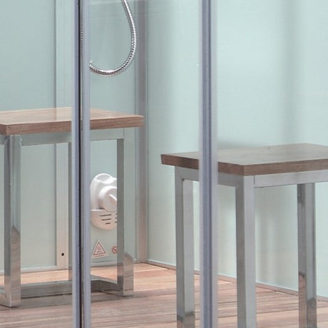 Luxury Bath Supply Platinum Walk-In Steam Shower DZ961 | Empire Saunas