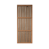 Wooden window panel of the Golden Designs Maxxus 2-Person Low EMF Infrared Sauna made of red cedar