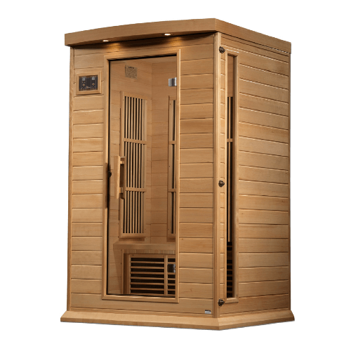 ight side view of the Golden Designs Maxxus 2-Person Near Zero EMF Sauna