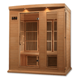 Right side view of the Golden Designs Maxxus 3-Person Low EMF Sauna MX-K306-01