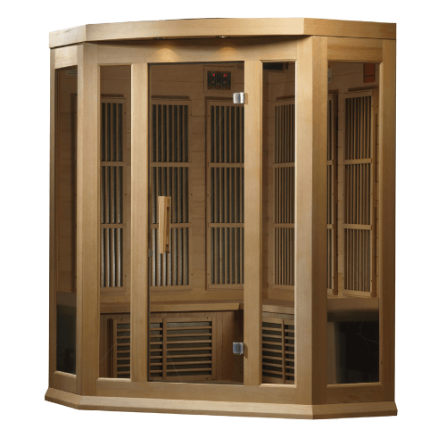 Right side view of the Golden Designs Maxxus 3-Person Low EMF Sauna MX-K356-01