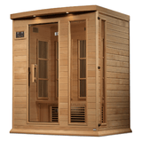 Right side view of the Golden Designs Maxxus 3-Person Near Zero EMF Sauna