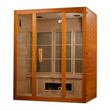 Right side view of the Golden Designs Maxxus Alpine Dual Tech Low EMF Sauna