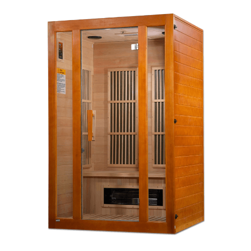 Right side view of the Golden Designs Maxxus Aspen Dual Tech Low EMF Sauna