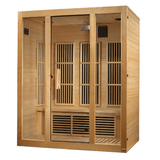 Right side view of the Golden Designs Maxxus Bellevue Low EMF sauna