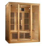 Left side view of the Golden Designs Maxxus Bellevue Near Zero EMF Sauna