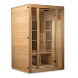 Left side view of the Golden Designs Maxxus Seattle Low EMF sauna