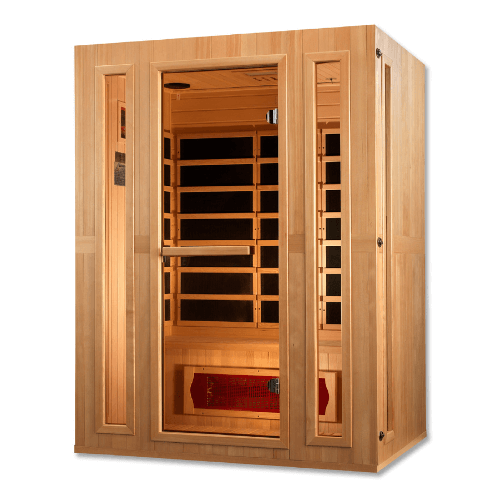 Right side view of the Golden Designs Maxxus Trinity Dual Tech Low EMF Sauna