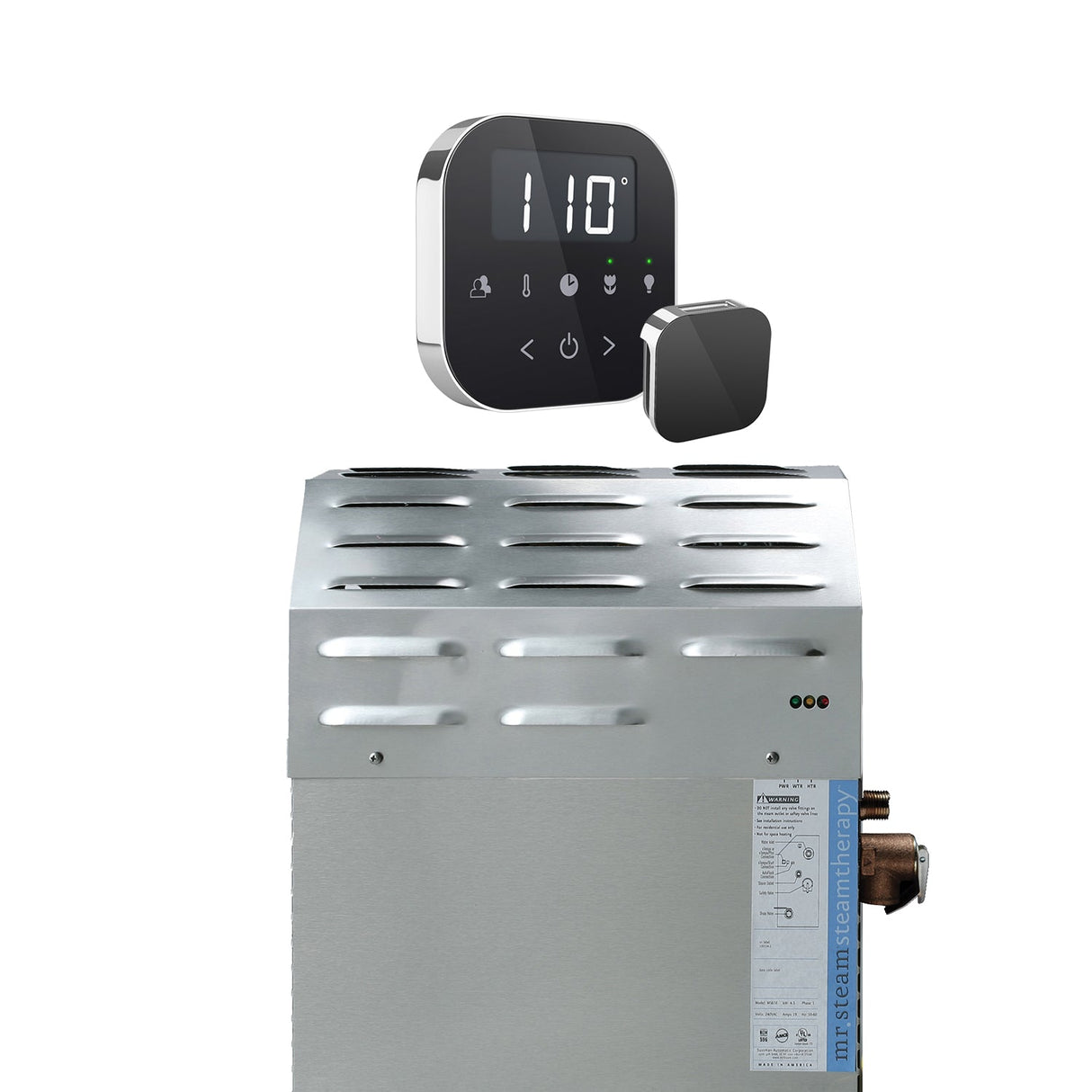 Mr.Steam Super AirTempo 15 kW Steam Shower Generator Package | Empire Saunas