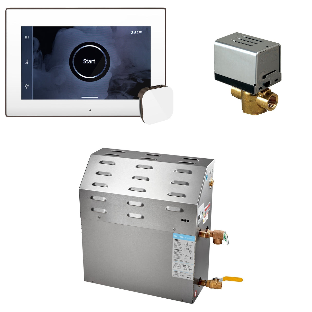 Mr.Steam Super iSteamX 10 kW Steam Shower Generator Package | Empire Saunas