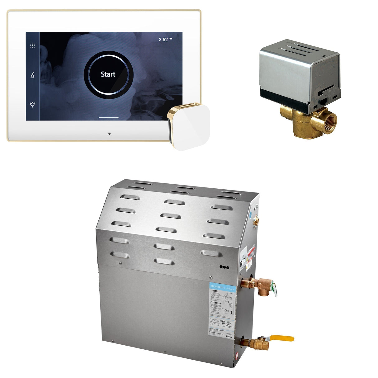 Mr.Steam Super iSteamX 10 kW Steam Shower Generator Package | Empire Saunas