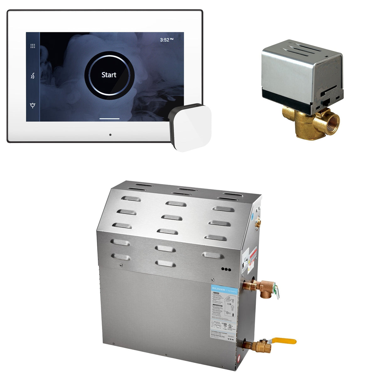 Mr.Steam Super iSteamX 15 kW Steam Shower Generator Package | Empire Saunas