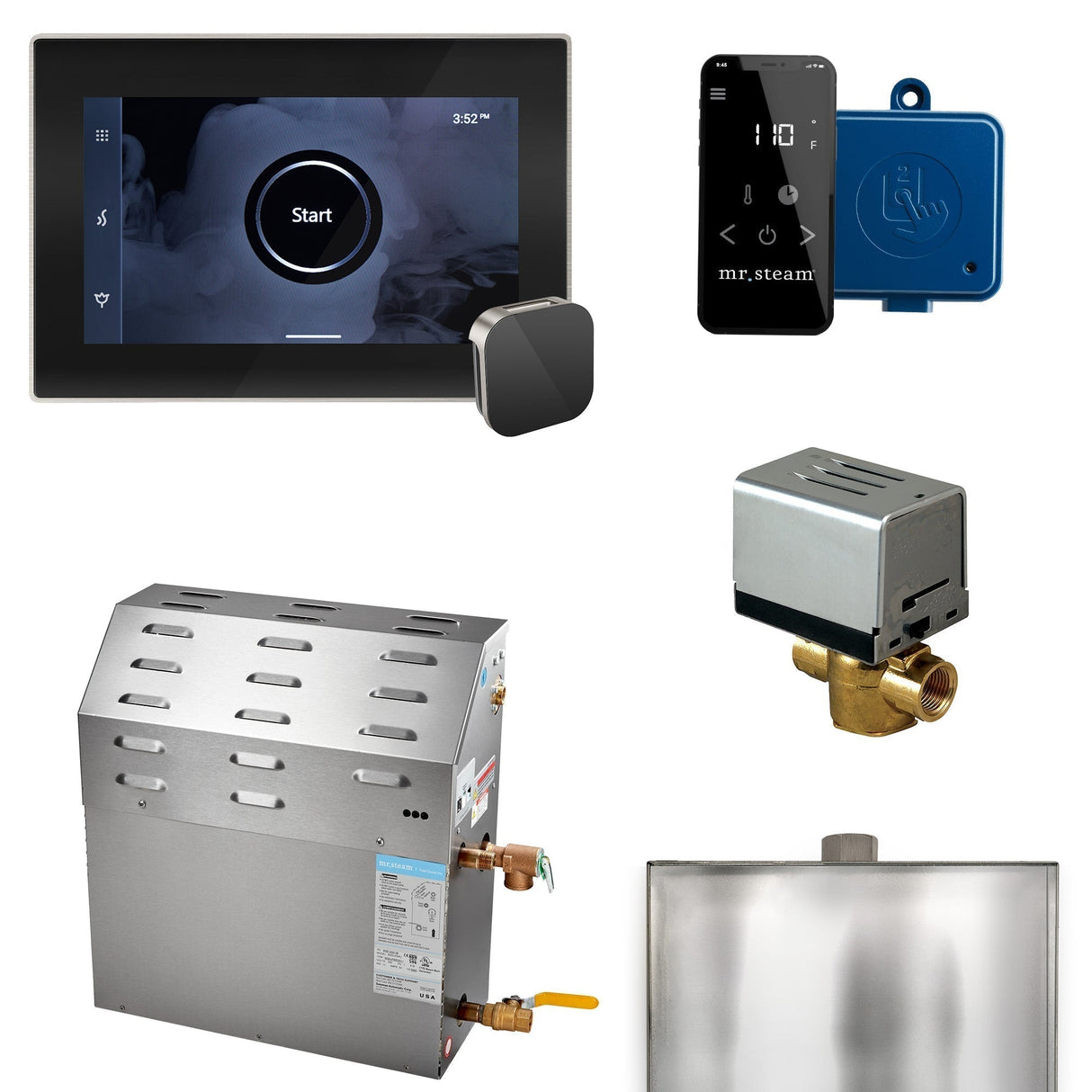 Mr.Steam Super XButler 10 kW Steam Shower Generator Package | Empire Saunas