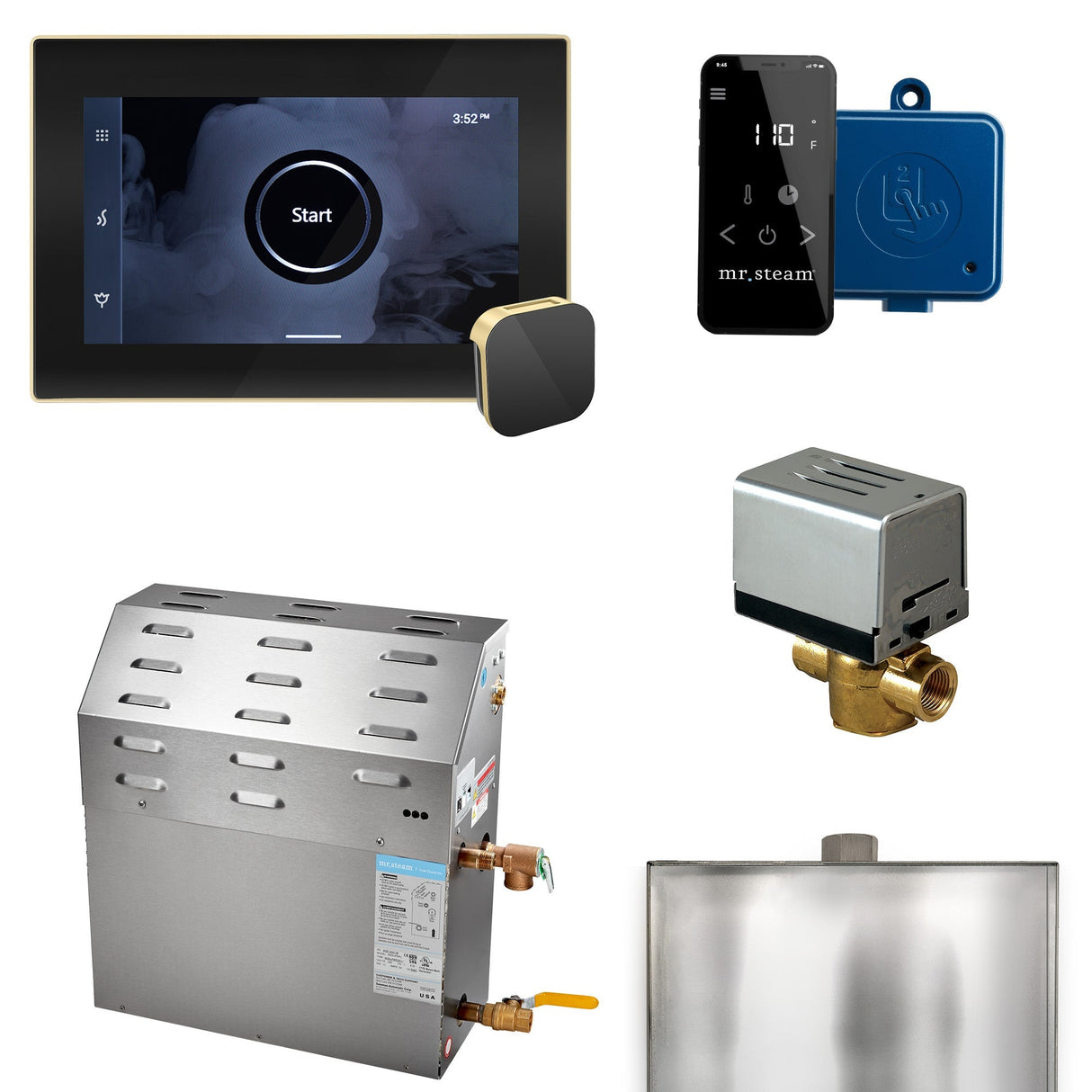 Mr.Steam Super XButler 15 kW Steam Shower Generator Package | Empire Saunas